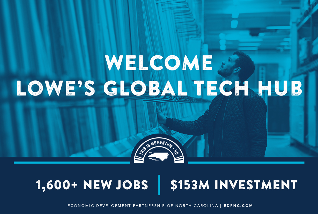 Lowe’s Chooses Charlotte For $153M Tech Hub Creating 1,600-Plus Jobs