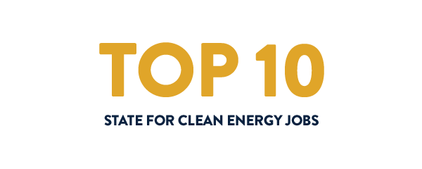 Top 10 State for Clean Energy Jobs