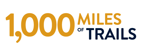 1,000 miles of trails