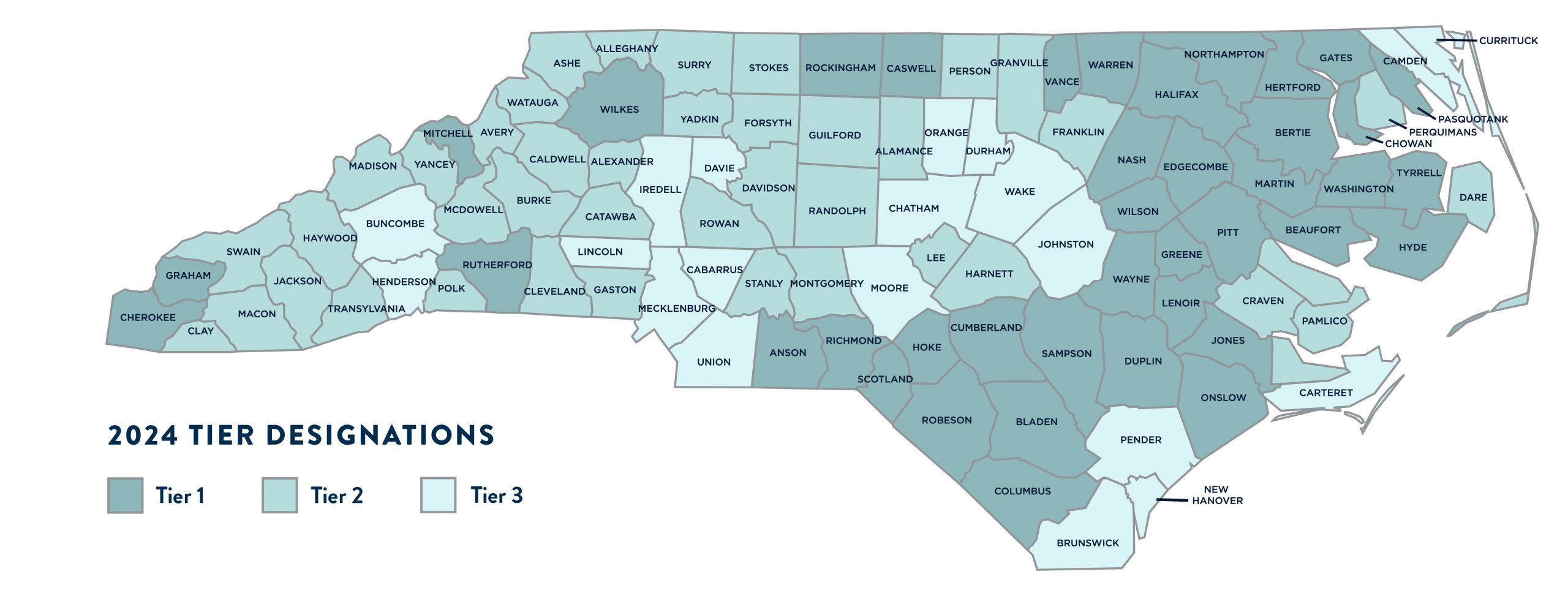 2024 county designation tier map