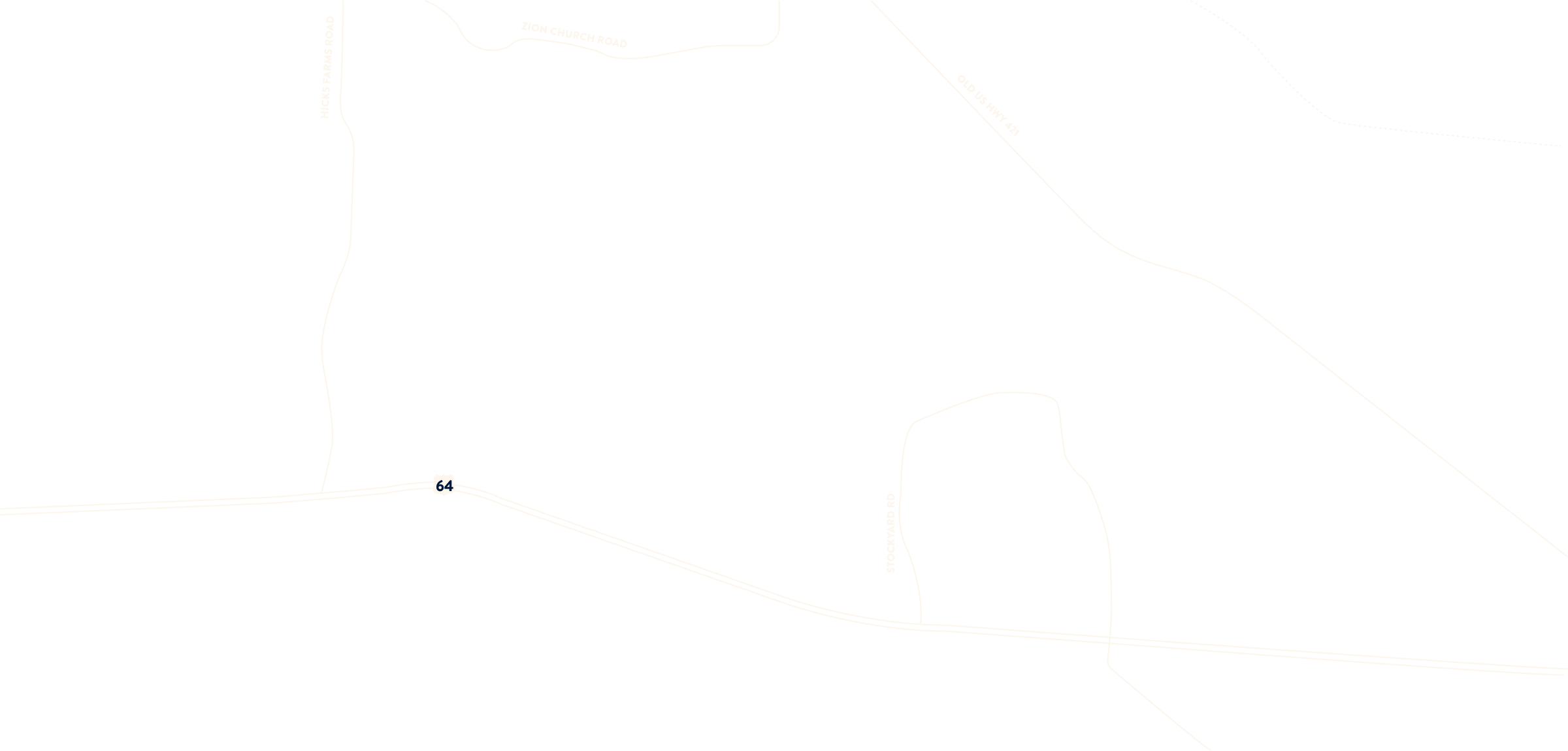 Chatham Siler Map Roads