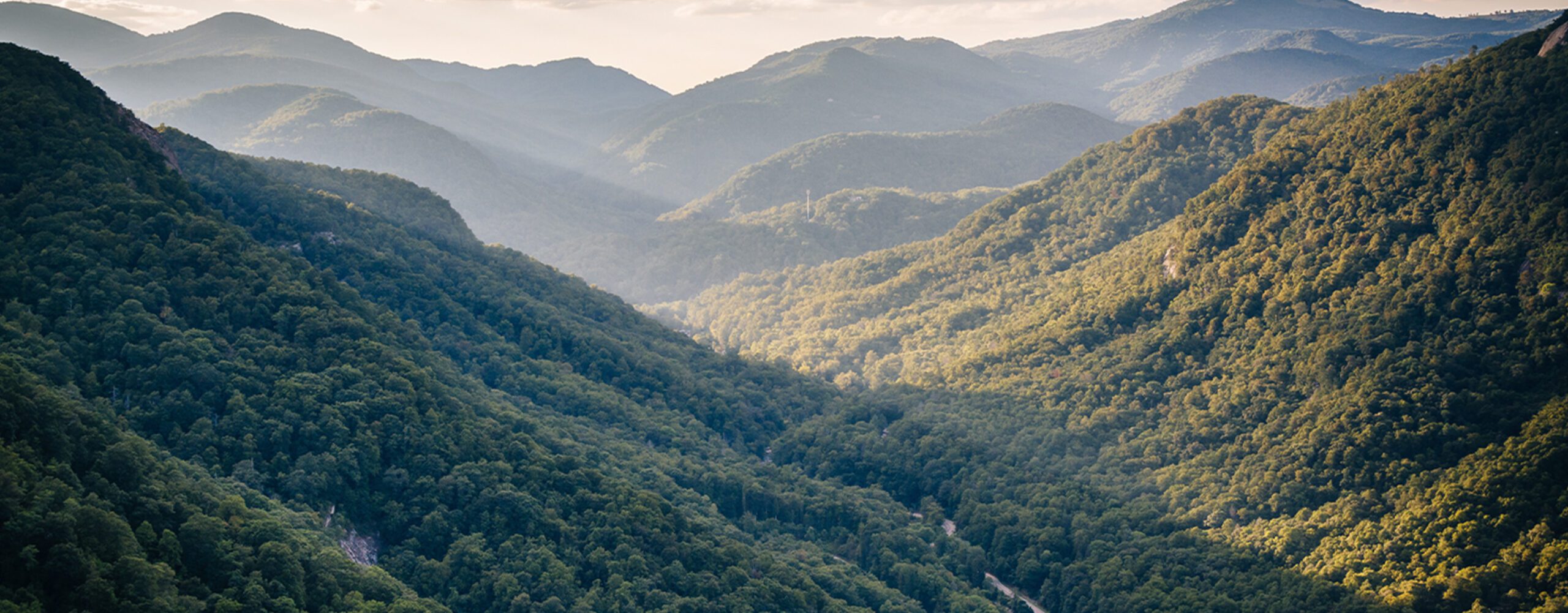 View of Mountains from Chimney Rock State Park, North Carolina