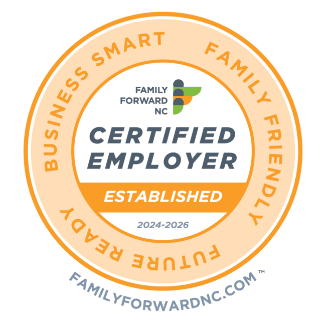 certified employer of family forward nc