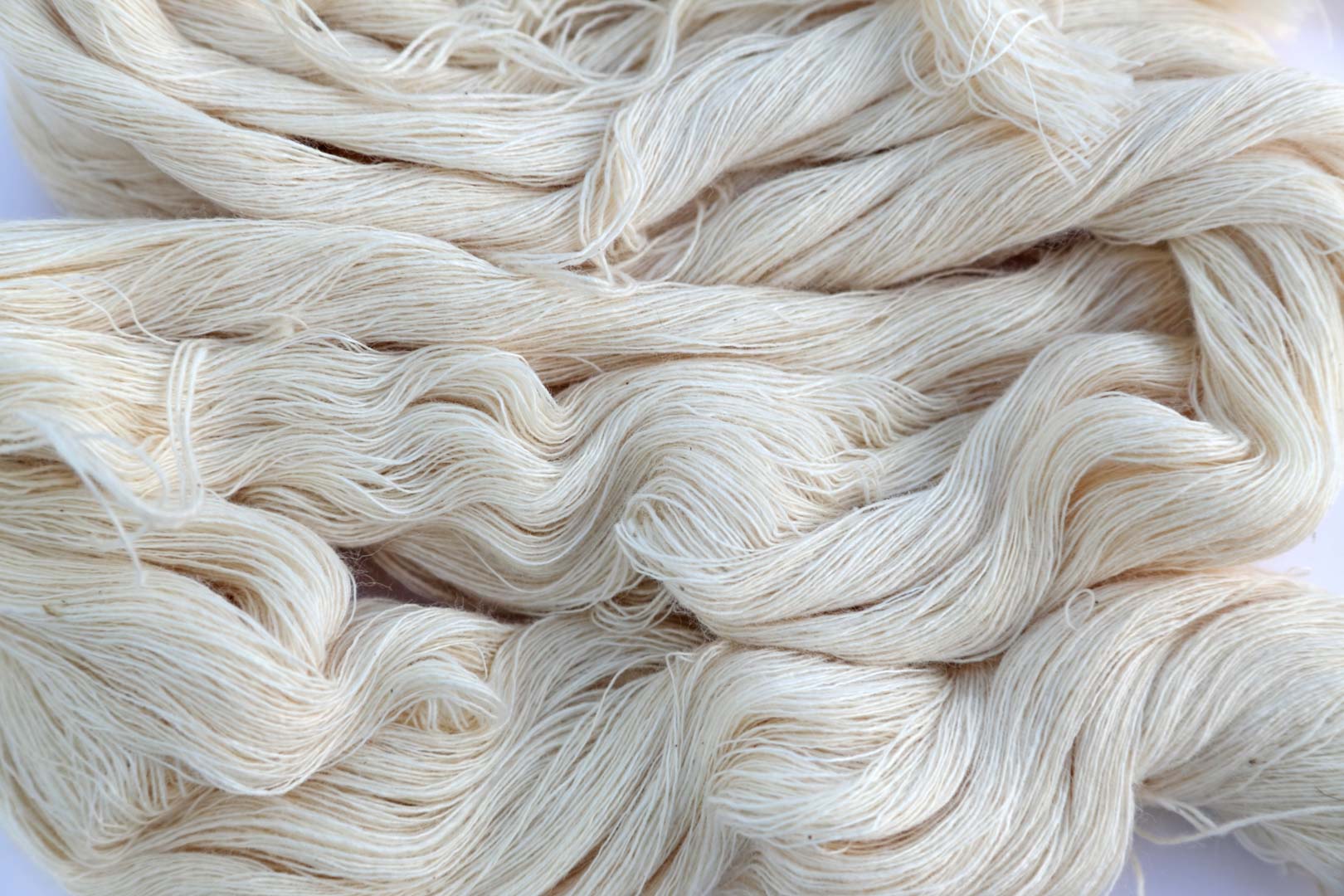 White cotton thread