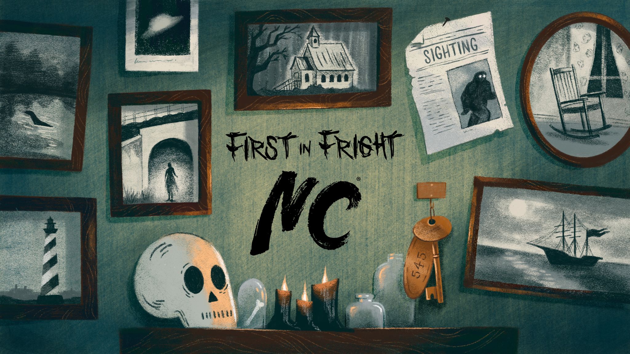 Visit NC First in Fright Graphic