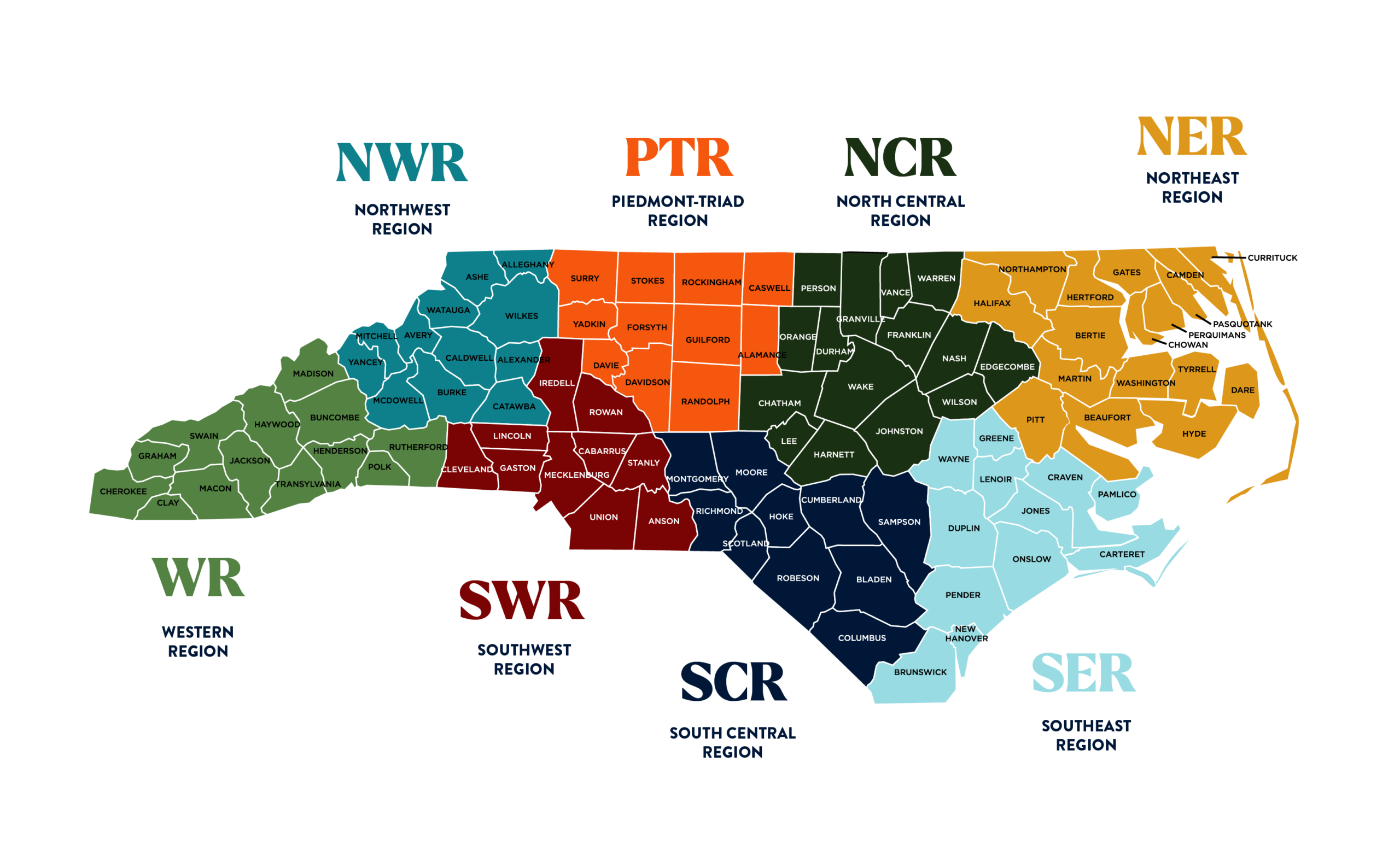 map of prosperity zones in North Carolina