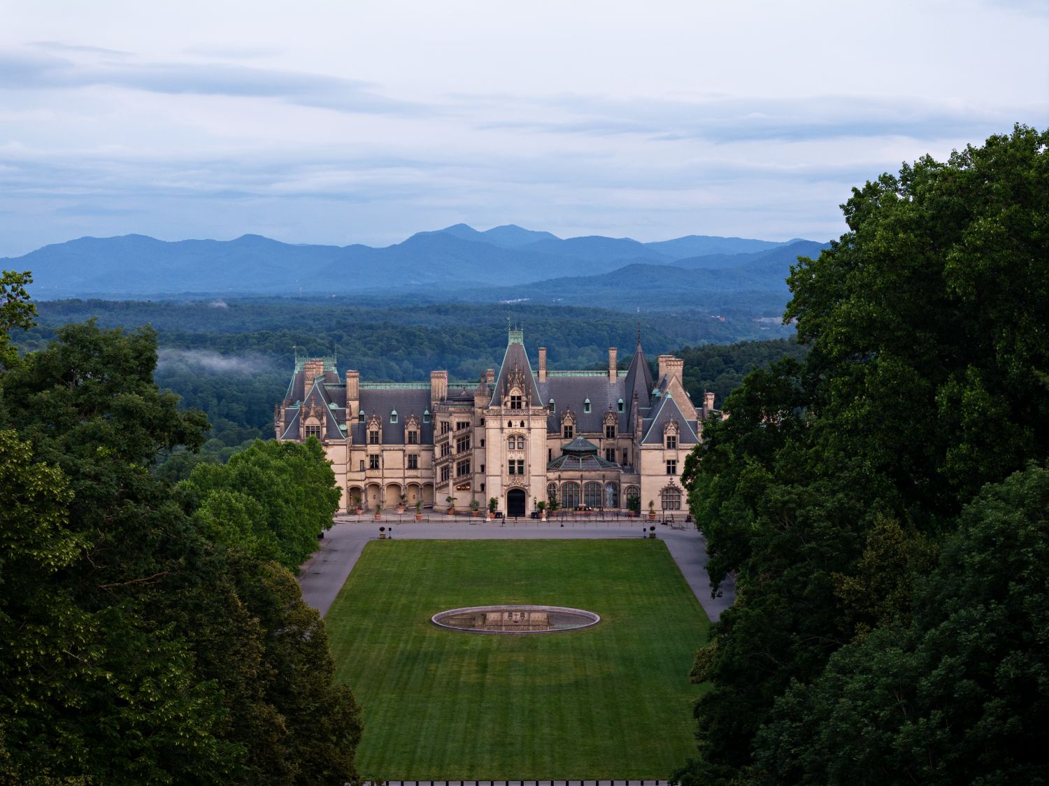 aerial view of biltmore