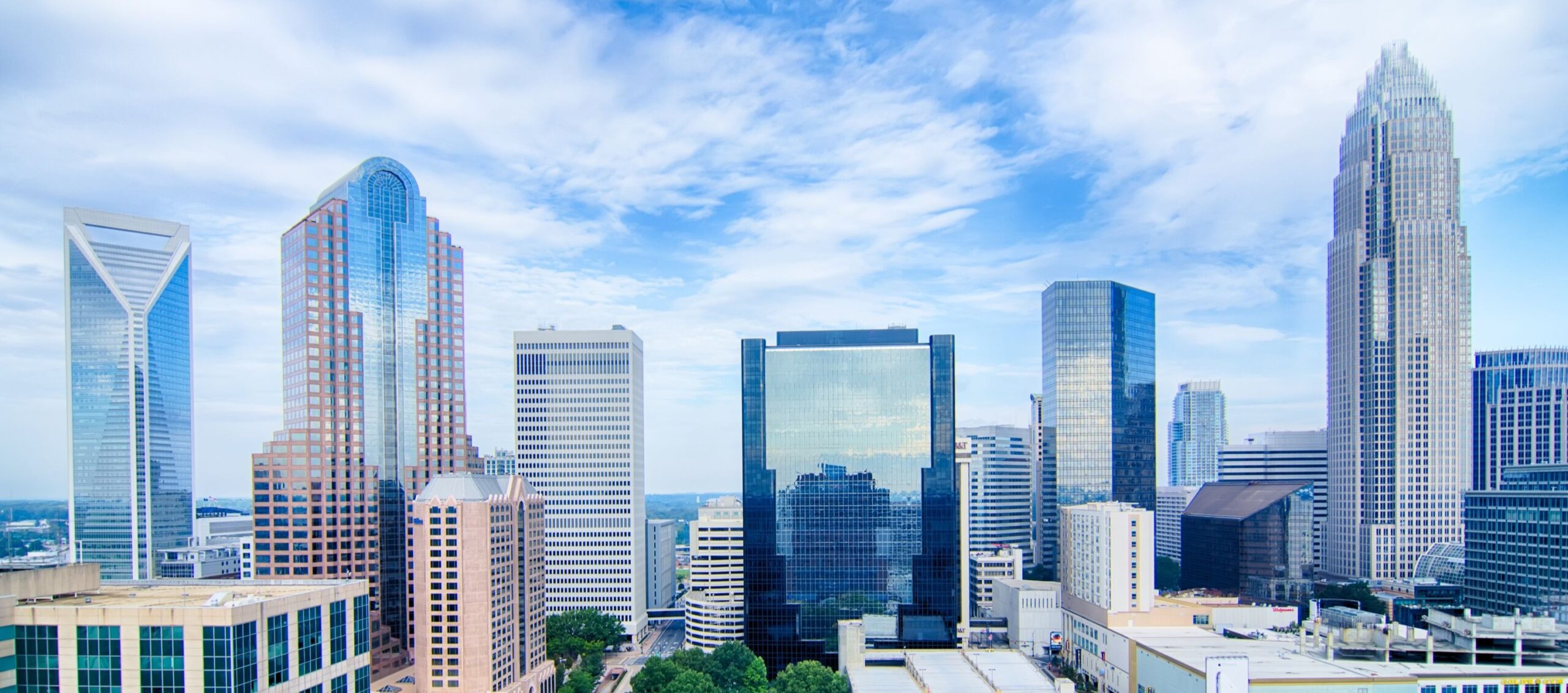uptown charlotte skyline
